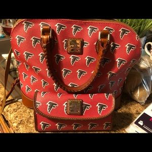 Falcons Dooney & Burke purse and wallet